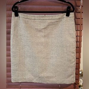 Ann Taylor Loft black & white skirt